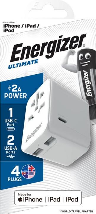Immagine prodotto Energizer Adattatore AV Ultimate - Adattatore da viaggio UE
