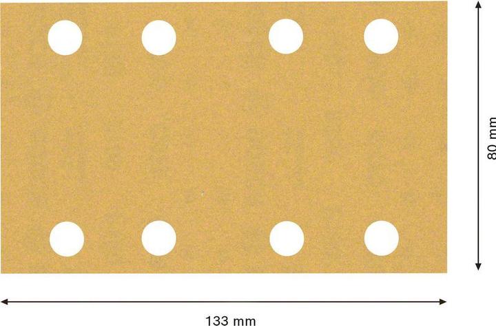 Actual product image Bosch Professional Zubehör Accessories 2608901664 Sanding paper for orbital sander 180 grain ( (Grain size 180)