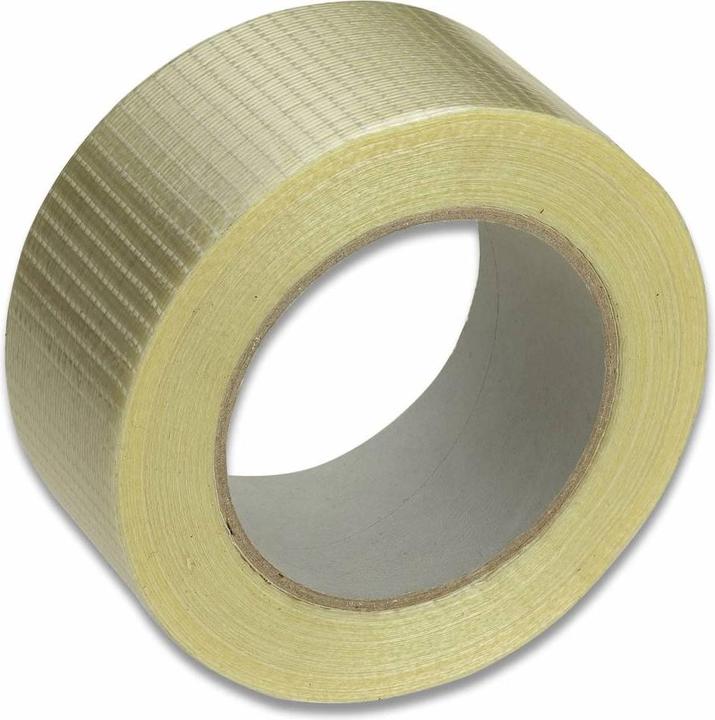 Produktbild Cimco Filament Klebeband mit Gitter-Fadenverstärkung Transparent 50 mm x 50 m (50 mm)