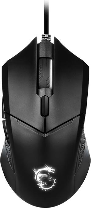 Image du produit MSI Clutch DM07 Optical, Black, Gaming Mouse, 1000 Hz (Filaire)