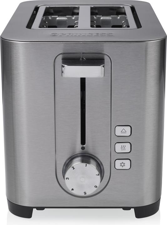 Produktbild Princess 142400 Steel Toaster 2 - 7 einstellbare Stufen - 850 W (EU-Stecker)