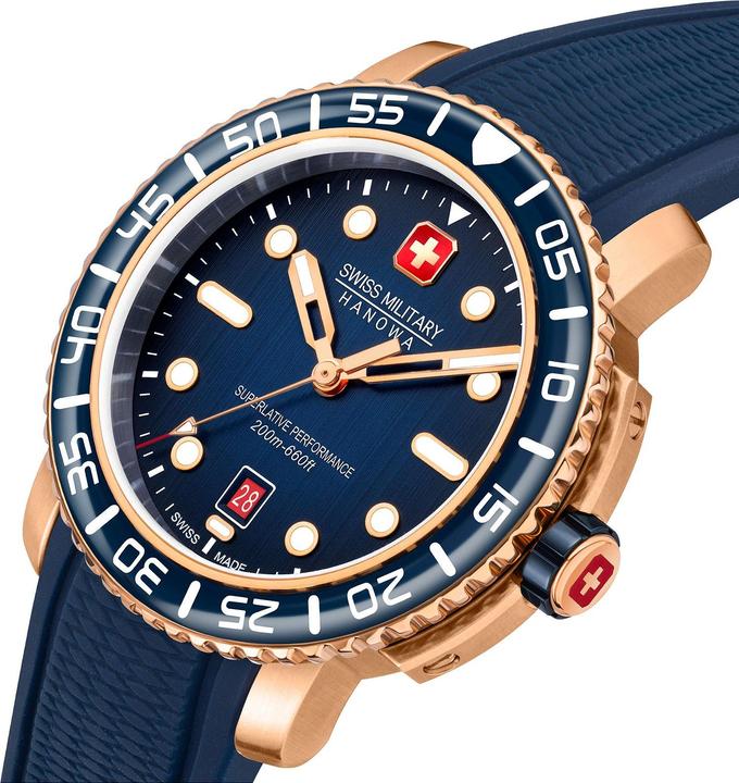 Image du produit Swiss Military Hanowa Herrenuhr (Montre de plongée, 44 mm)