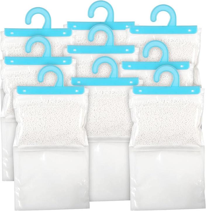 Actual product image Sichler Set of 9 XXL Hanging Wardrobe Dehumidifier