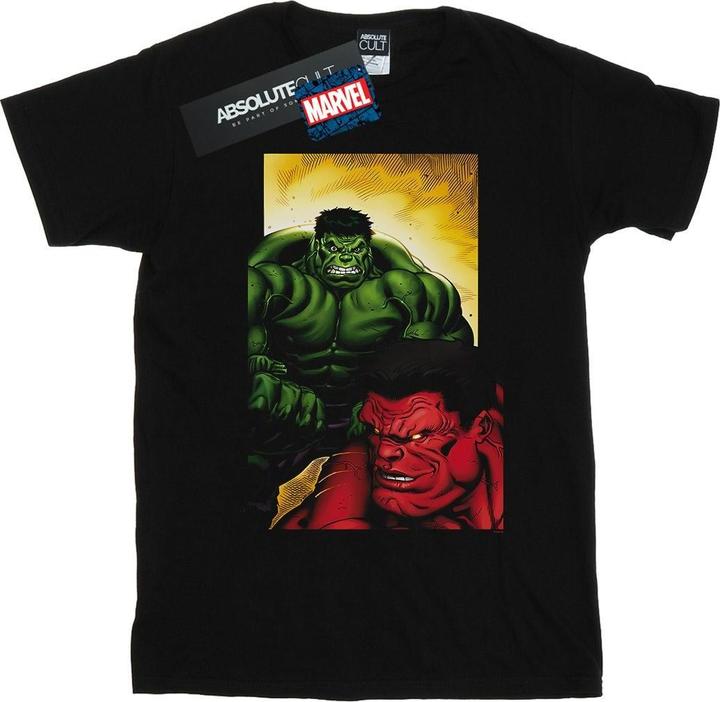 Image du produit - T-shirt RED HULK VS GREEN HULK - Homme (L)