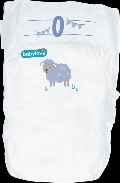 Actual product image dm babylove Premium-Windeln (Size 0, Pack, 24 Piece)