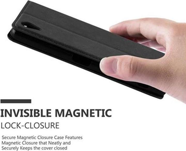 Actual product image Cadorabo Book Invisible Magnet Cover (Sony Xperia X)