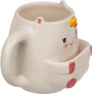 Immagine prodotto Ootb Bicchiere in ceramica con scomparto per biscotti (450 ml)
