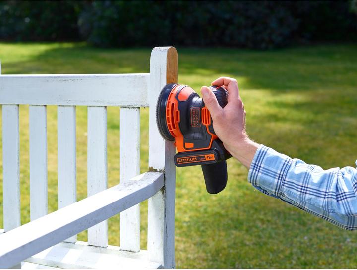 Immagine prodotto Black & Decker Levigatrice orbitale a batteria BDCROS18 (Levigatrici rotorbitali, 18 W)