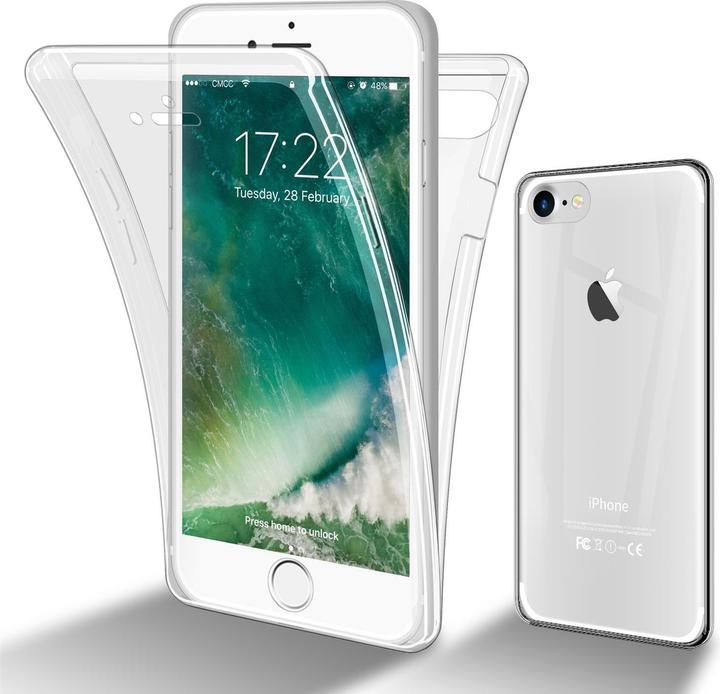 Produktbild Cadorabo TPU 360 Grad Case Cover (Apple iPhone 7, Apple iPhone SE (2nd Gen))