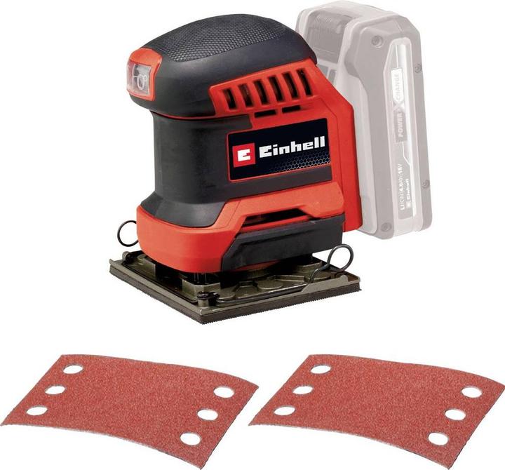 Immagine prodotto Einhell Levigatrice manuale a batteria TE-OIS 18/113 Li - Solo (Levigatrice orbitale)