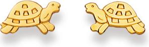 Immagine prodotto Natsumi Schmuck Orecchini a perno in oro tartaruga 18K/750 (Oro giallo 750/18 K Oro giallo)