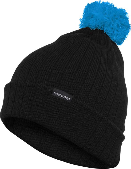 Urban Classics Contrast Bobble Beanie (One Size)