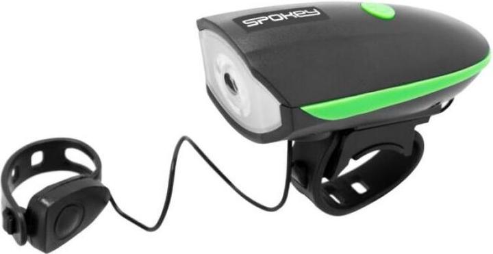 Actual product image Spokey Raini bicycle light with horn