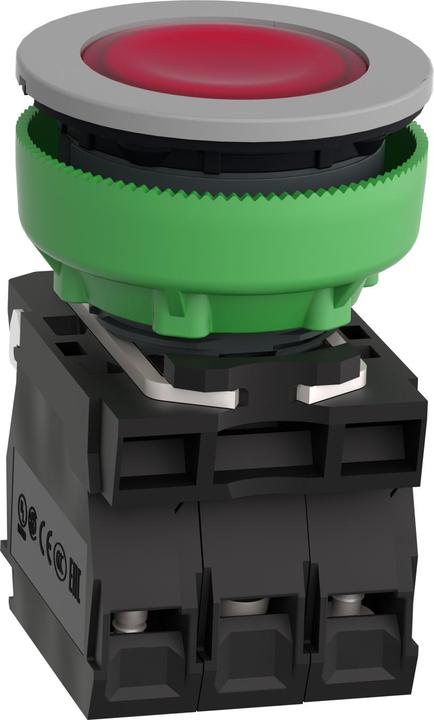 Actual product image Schneider Electric Illuminated pushbutton, compl., plastic, XB5FW34B5C0