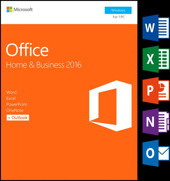 Image du produit Microsoft Office Famille & Entreprise 2016 (1 Utilisateur, Illimité)