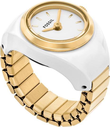 Produktbild Fossil WATCH RING Dames Horloge 15 mm - Goudkleurig (15)