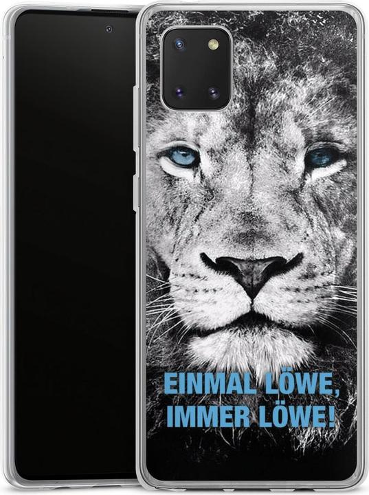Actual product image DeinDesign Silikon Hülle für Samsung Galaxy Note 10 lite Handyhülle Case Smartphone Schutzhülle Löwe (Samsung Galaxy Note 10 Lite)