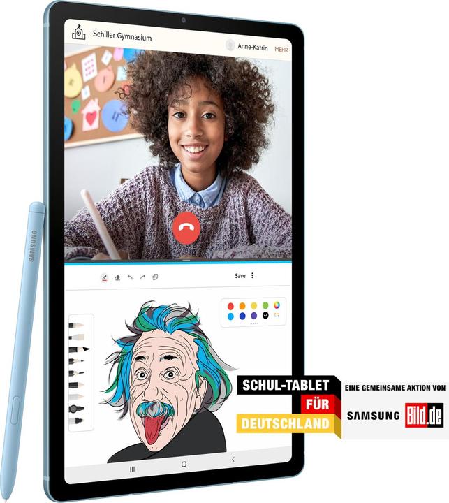 Produktbild Samsung Galaxy Tab S6 Lite (4G, 10.40", 64 GB, Angora Blue)