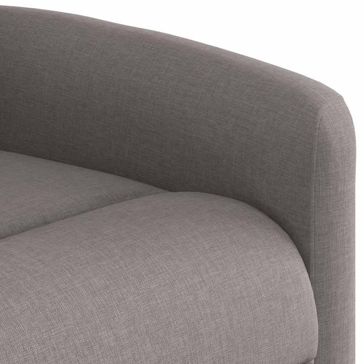 Actual product image VidaXL Massage chair with stand-up aid Taupe fabric