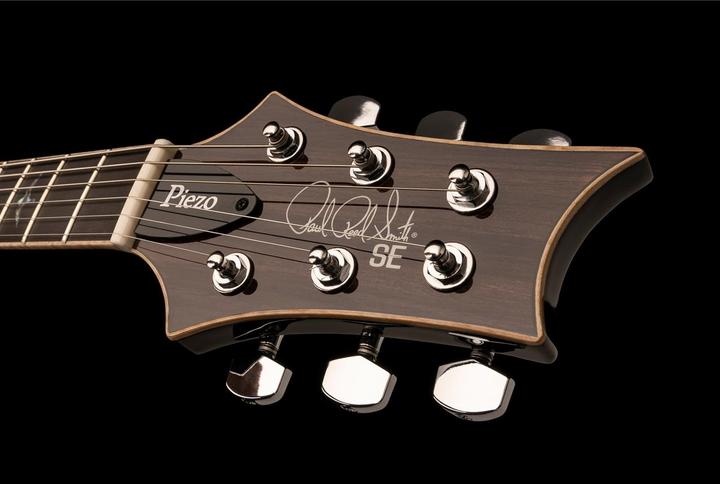 Actual product image PRS SE Hollowbody II Piezo Peacock Blue Burst (Electric guitar, mahogany, Ebony, Beveled Maple Top with Flame Maple Veneer, Beveled Maple Back with Flame Maple Veneer)
