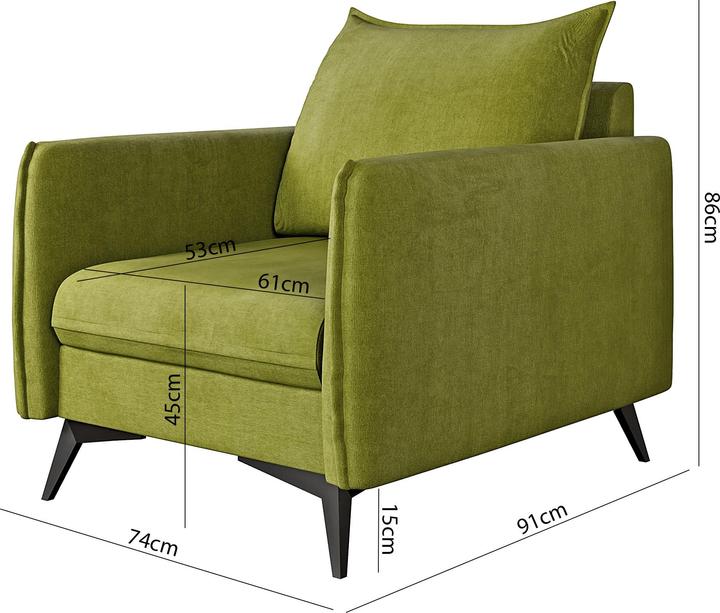 Actual product image Ropez Juli Bis (3-seater, Upholstery set, 2 person sofa, 1-seater)
