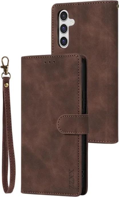 Produktbild Ferryxpress Leder Portemonnaie Klapp Kartenfach Hülle Case für Galaxy A34 - (Samsung Galaxy A3)