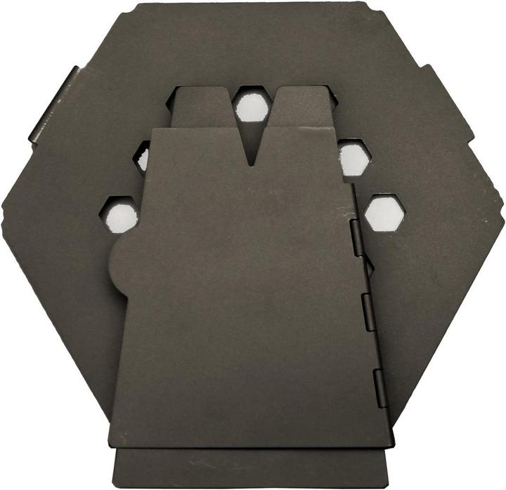 Actual product image Vargo Hexagon wood stove stainless steel