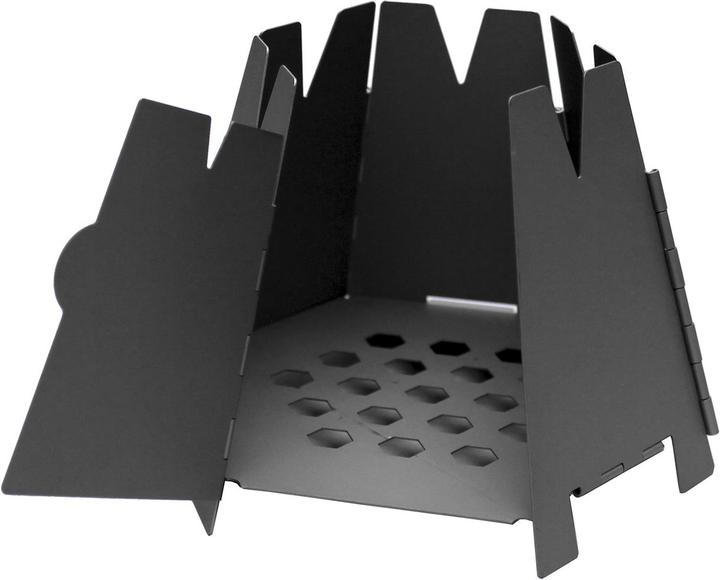 Actual product image Vargo Hexagon wood stove stainless steel