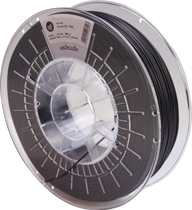 Actual product image Extrudr Greentec Pro - Black - 1.75mm (ABS, 1.75 mm, 800 g, Grey)