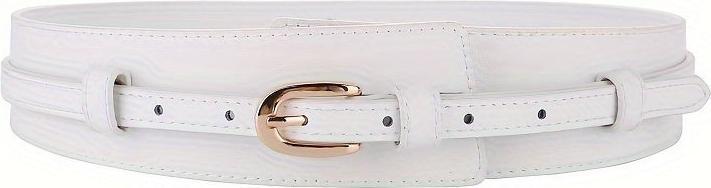 Image du produit Only-Bags.Store Ceinture large et élégante en similicuir véritable - polyvalente pour les tenues décontractées