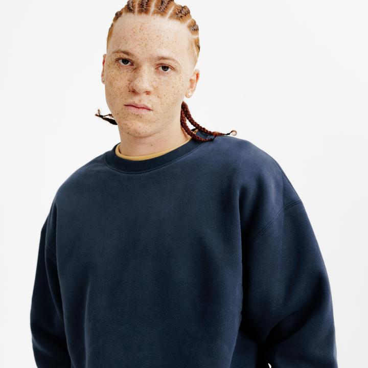 Image du produit Decathlon Crew neck oversized homme, bleu (XS)