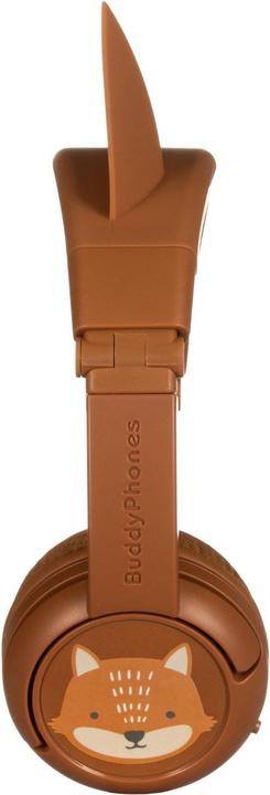 Actual product image Buddyphones kids headphones wireless Play Ears Plus fox (Brown)