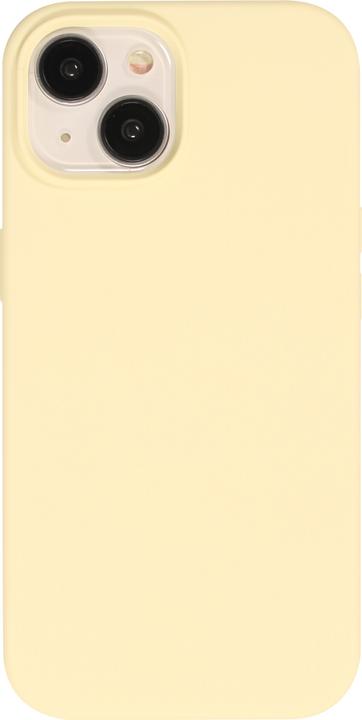 Actual product image PhoneLook Soft Touch pastel yellow cover (Apple iPhone 15)