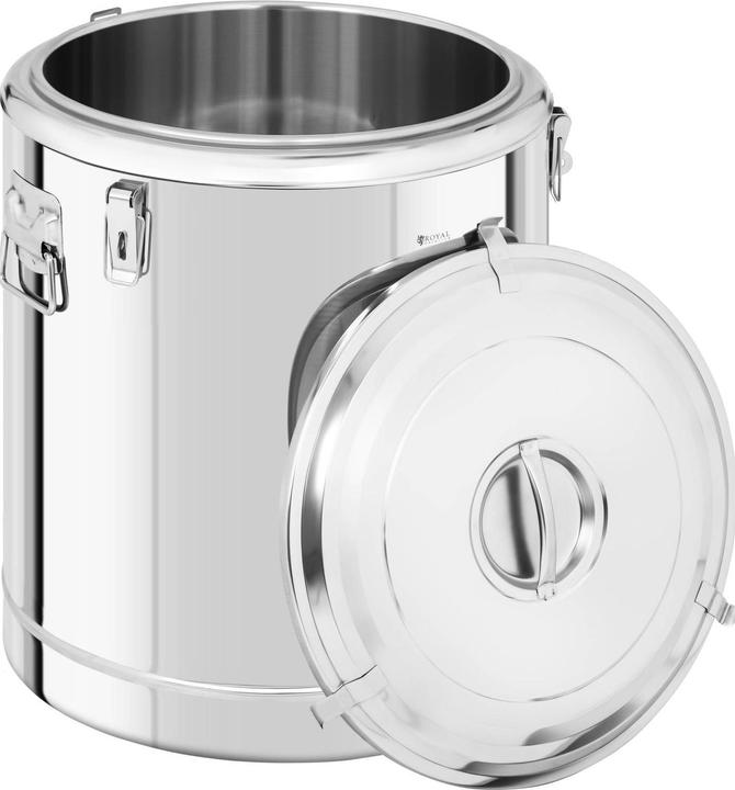 Productafbeelding Royal Catering Thermobehälter Edelstahl Thermobox Warmhaltebehälter Speisen Thermoport 80 L (80 l)