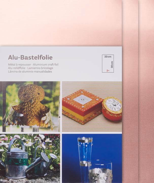 Actual product image Rayher Aluminium craft foil, 20 x 30 cm, 3 pieces (20 x 30 cm)
