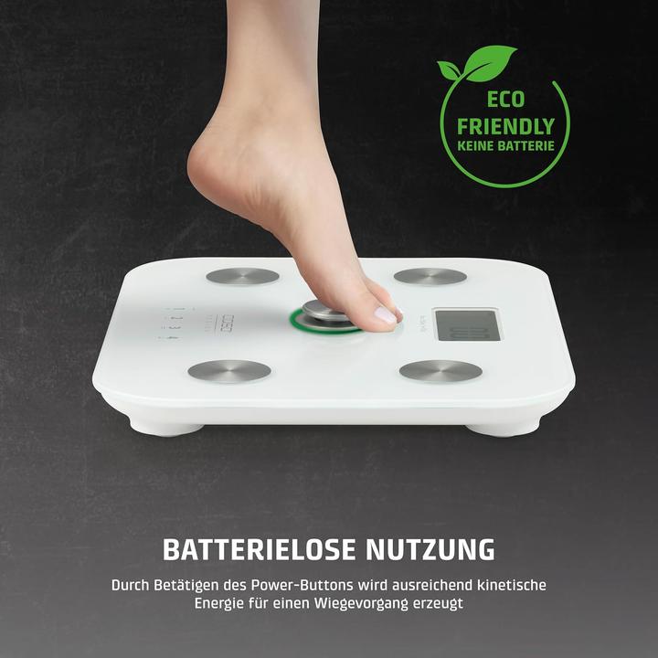 Produktbild Caso | Scale | BodyEnergy Fit | Maximum weight (capacity) 150 kg | Accuracy 100 g | White (150 kg)
