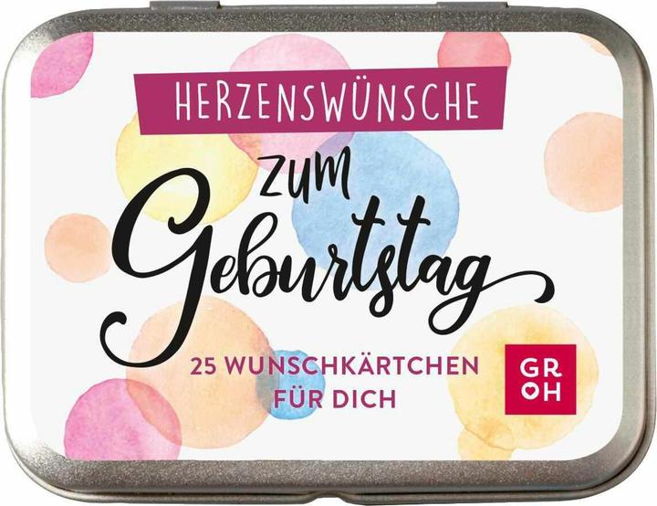 Image du produit :Herzenswünsche zum Geburtst