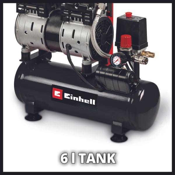 Actual product image Einhell TE-AC 6 Silent (8 bar, 6 l)