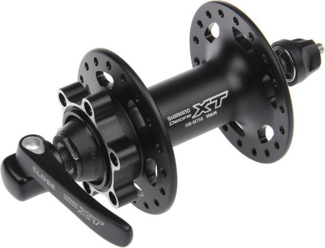 Immagine prodotto Shimano Mozzo VR Deore XT HB-M756 100 mm 32 fori 6 fori QR nero Box (Freni a disco Center Lock)