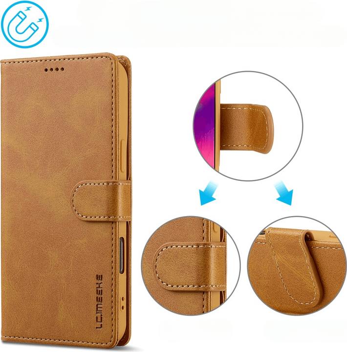 Actual product image LC.Imeeke iPhone 16 Pro Max - Leather Case Cover (Apple iPhone 16 Pro Max)