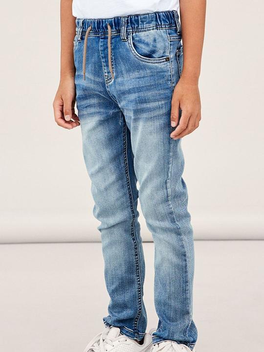 Immagine prodotto Name it Pantaloni della tuta Robin a gamba dritta in denim (116)