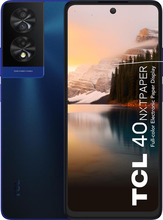 Immagine prodotto TCL 40 NXTPAPER BLU NOTTE 256GB (256 GB, Midnight Blue, 6.78", Doppia SIM, 50 Mpx, 4G)
