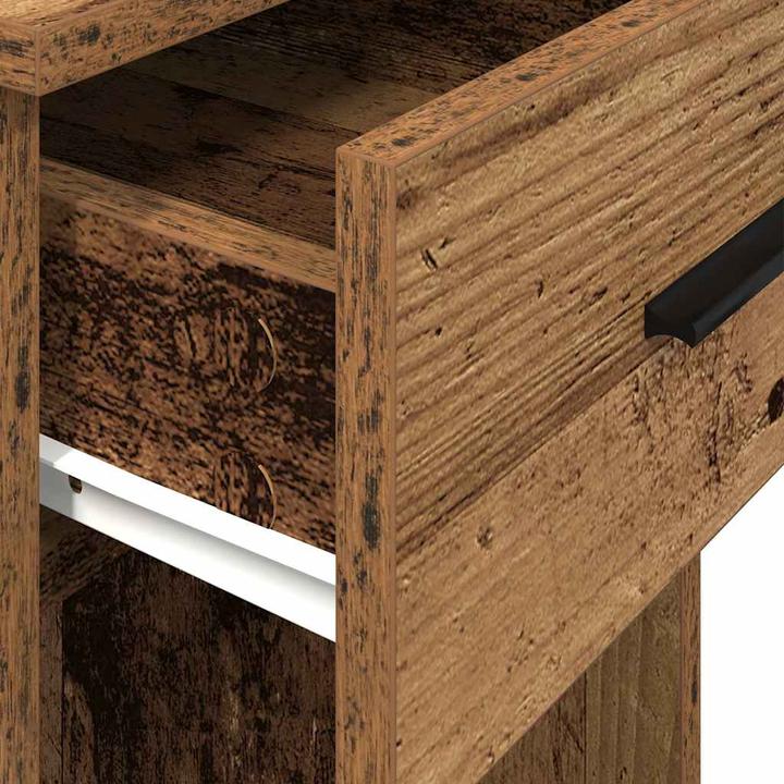 Produktbild VidaXL Computerschrank mit Schublade Altholz-Optik 35x45x77 cm PC-Schrank (35 x 45 x 77 cm)