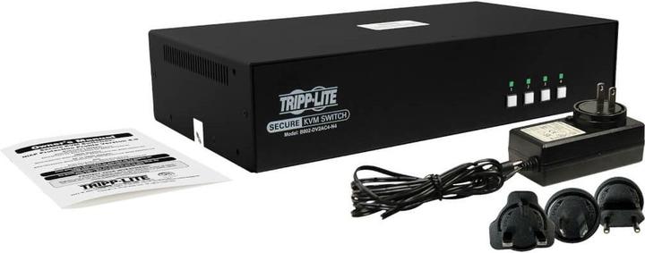 Produktbild Eaton TIPPLITE Secure NIAP KVM Switch Dual Monitor DVI 4-Port Audio CAC