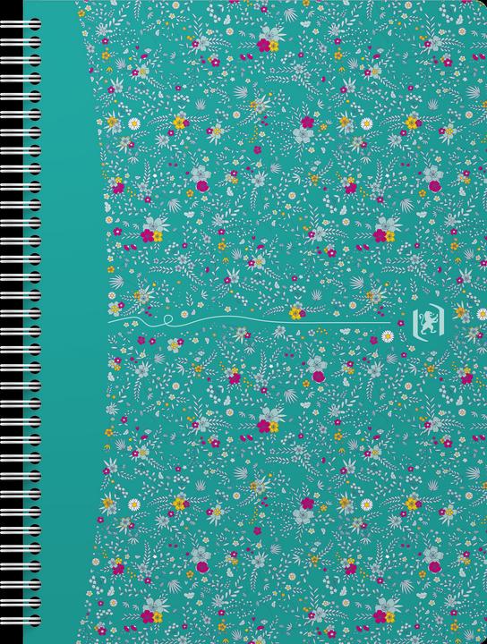 Produktbild Oxford FORME FLORAL - Spiralbuch (B5, Kariert, Harter Einband)