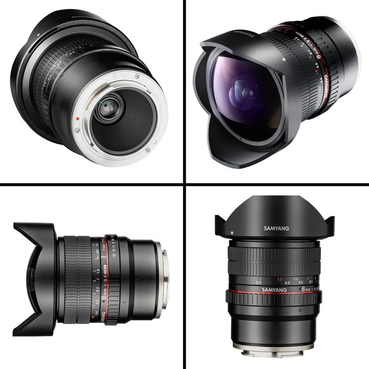 Produktbild Samyang 8mm f/3.5 Asph IF MC Fisheye CSII DH - Sony E (Sony E, APS-C / DX)