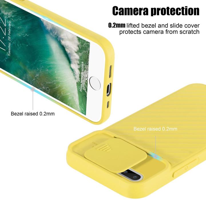 Image du produit Cadorabo Couverture TPU avec protection pour appareil photo (Apple iPhone 7 Plus, Apple iPhone 7s Plus)