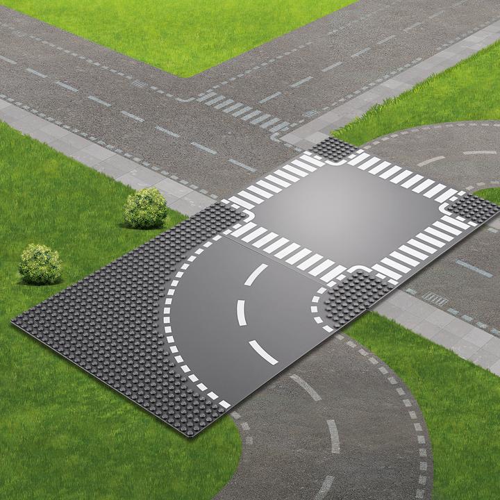 Immagine prodotto LEGO Curva e attraversamento (60237, LEGO City)