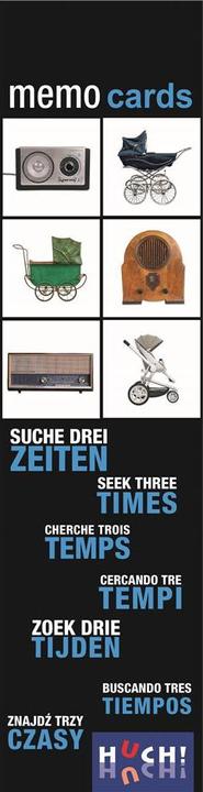 Produktbild memo cards Zeiten (Deutsch, Englisch, Niederländisch, Italienisch, Französisch, Spanisch, Polnisch)