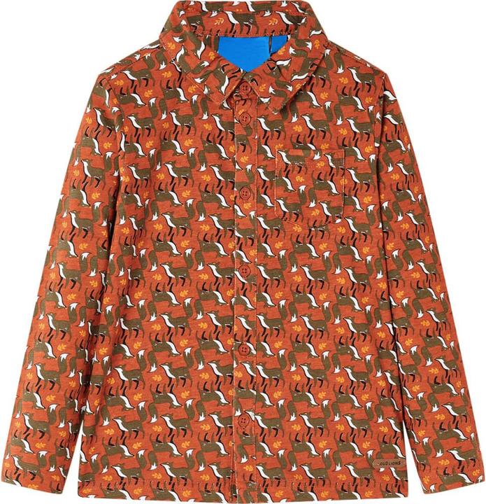 Produktbild VidaXL Kinderhemd Rostbraun 128,Material: 100 % Baumwolle,Farbe (128)
